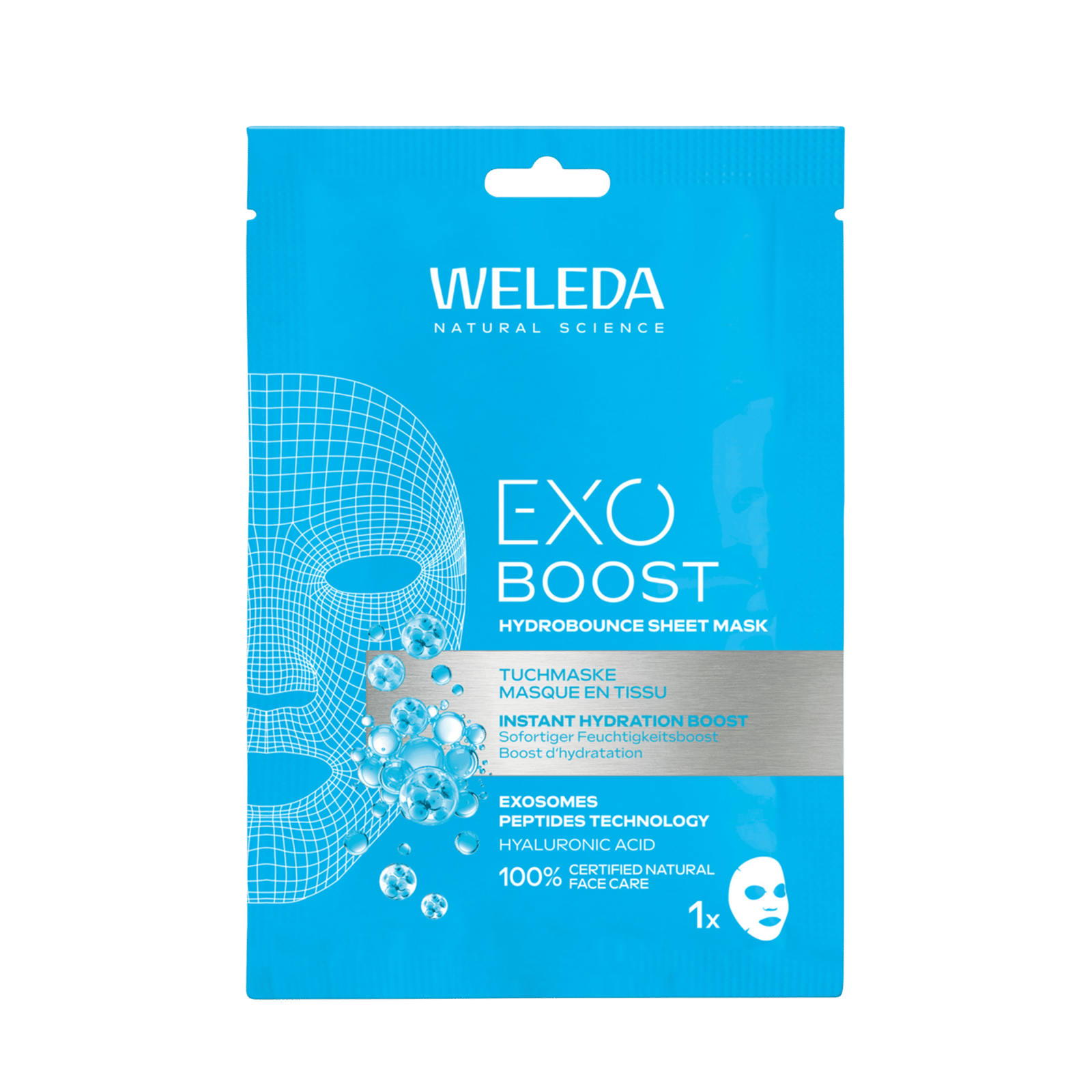 Weleda Exo Boost Hydrobounce Sheet Mask 20 ml