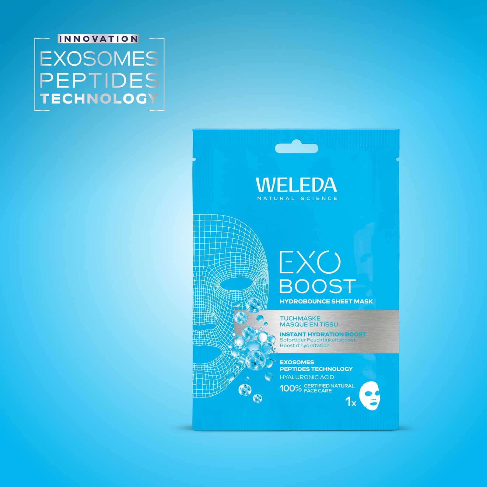 Weleda Exo Boost Hydrobounce Sheet Mask 20 ml