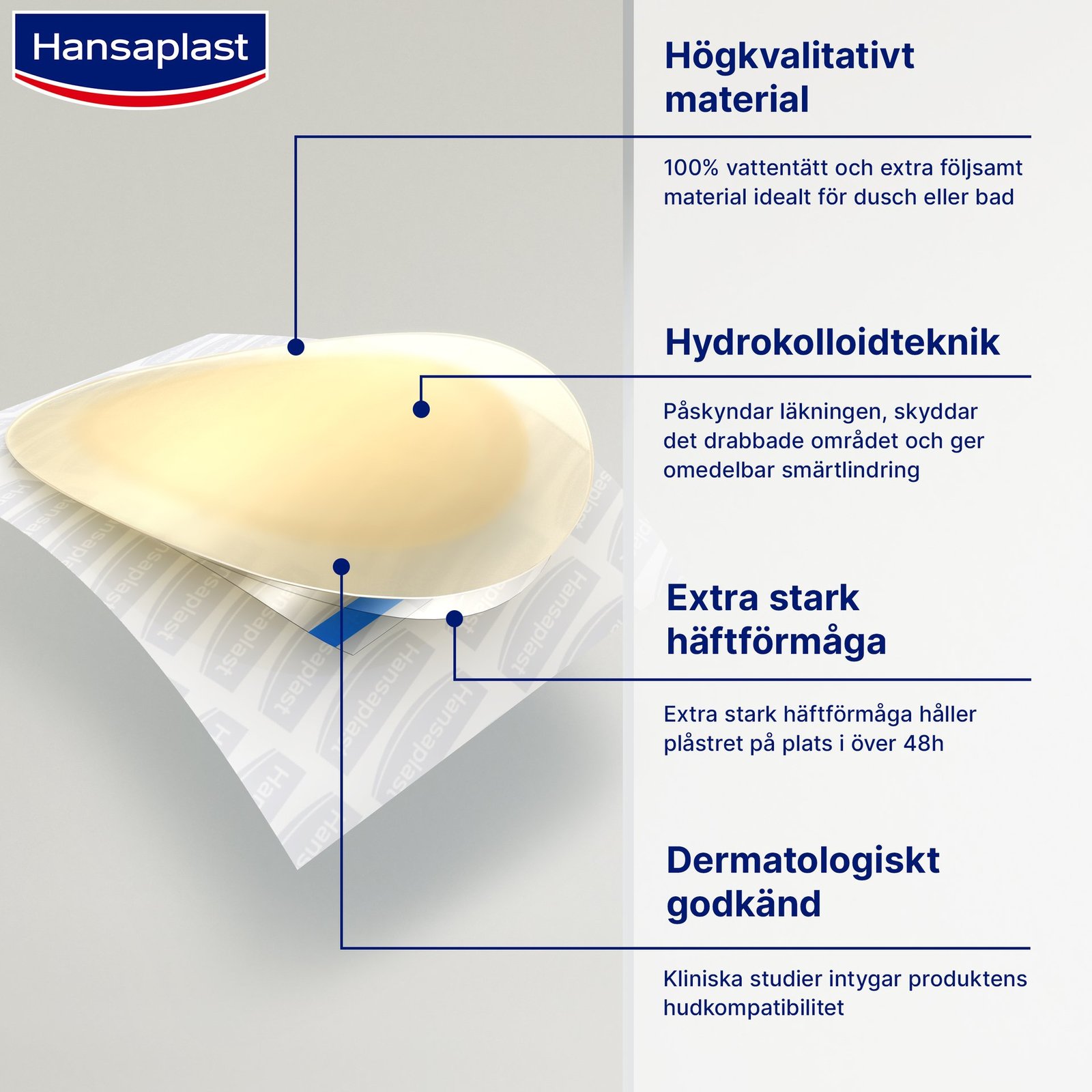 Hansaplast SOS Skavsårsplåster LARGE 5st