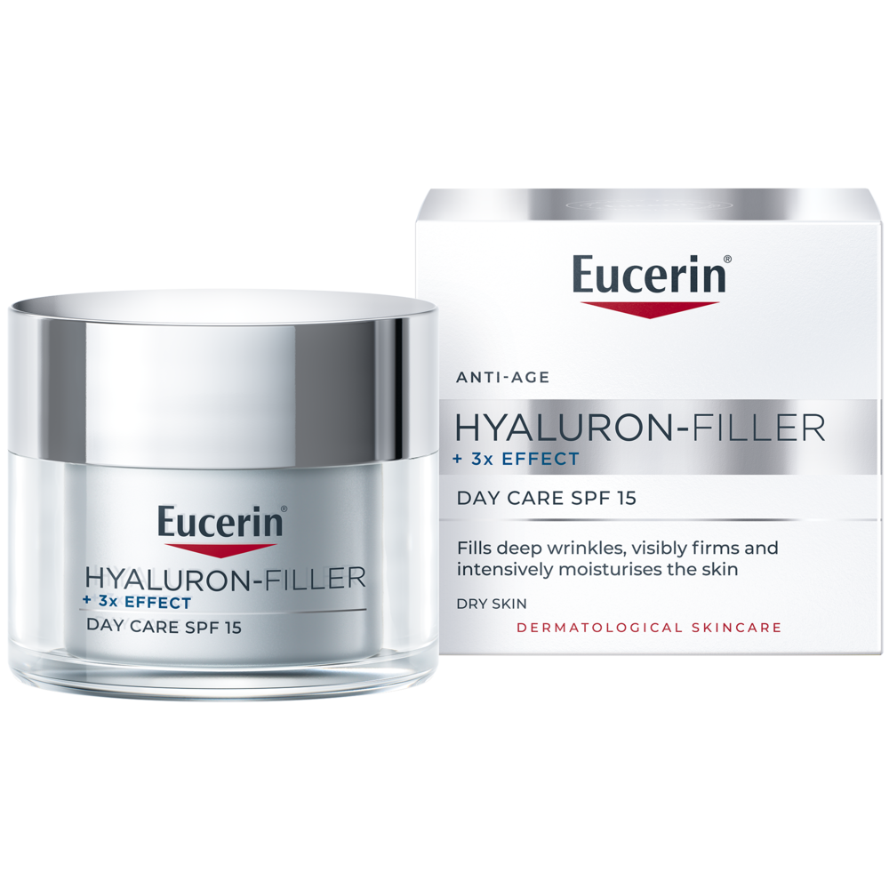 Eucerin Hyaluron-Filler + 3x Effect Day Care Dry Skin SPF15 50 ml
