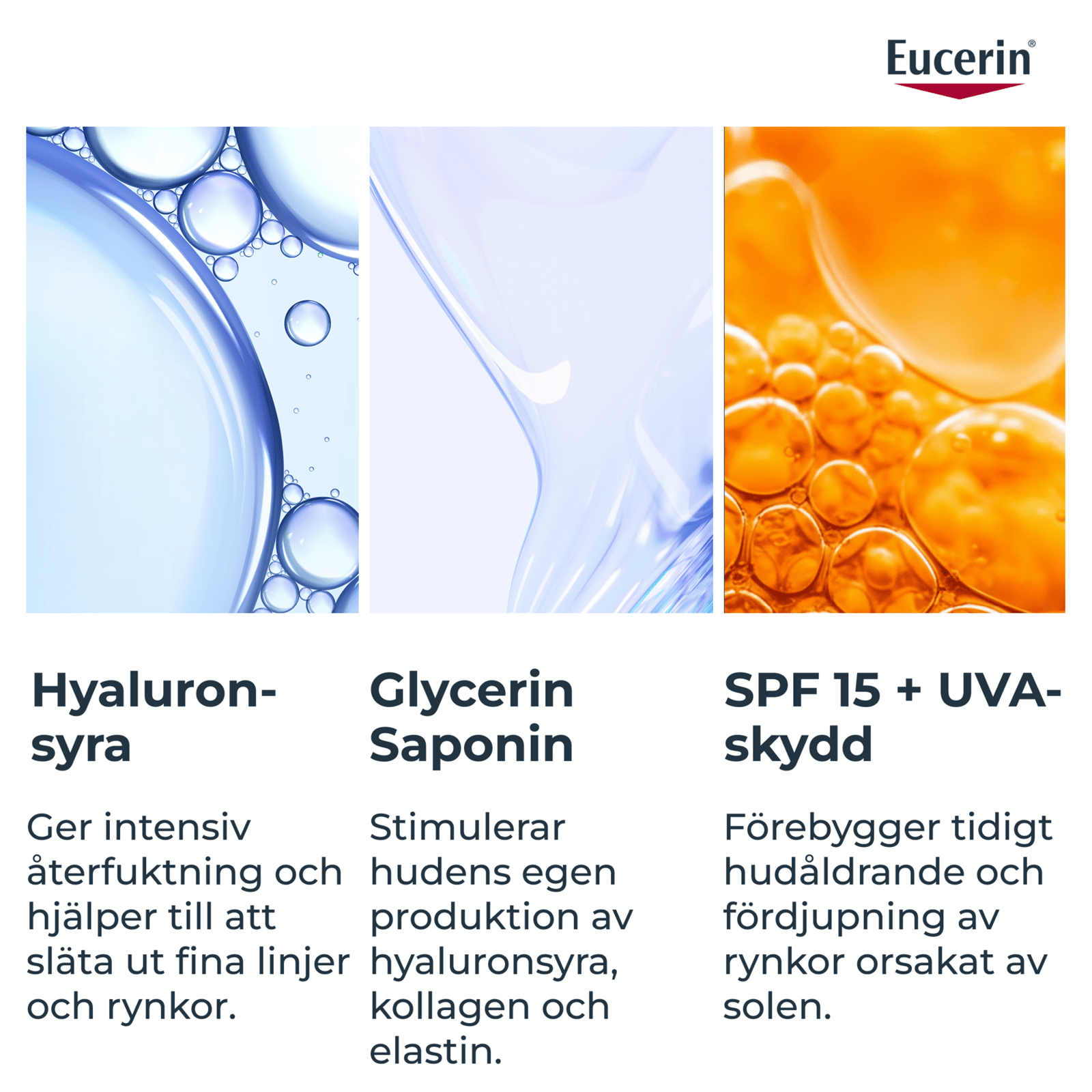 Eucerin Hyaluron-Filler + 3x Effect Day Care Dry Skin SPF15 50 ml