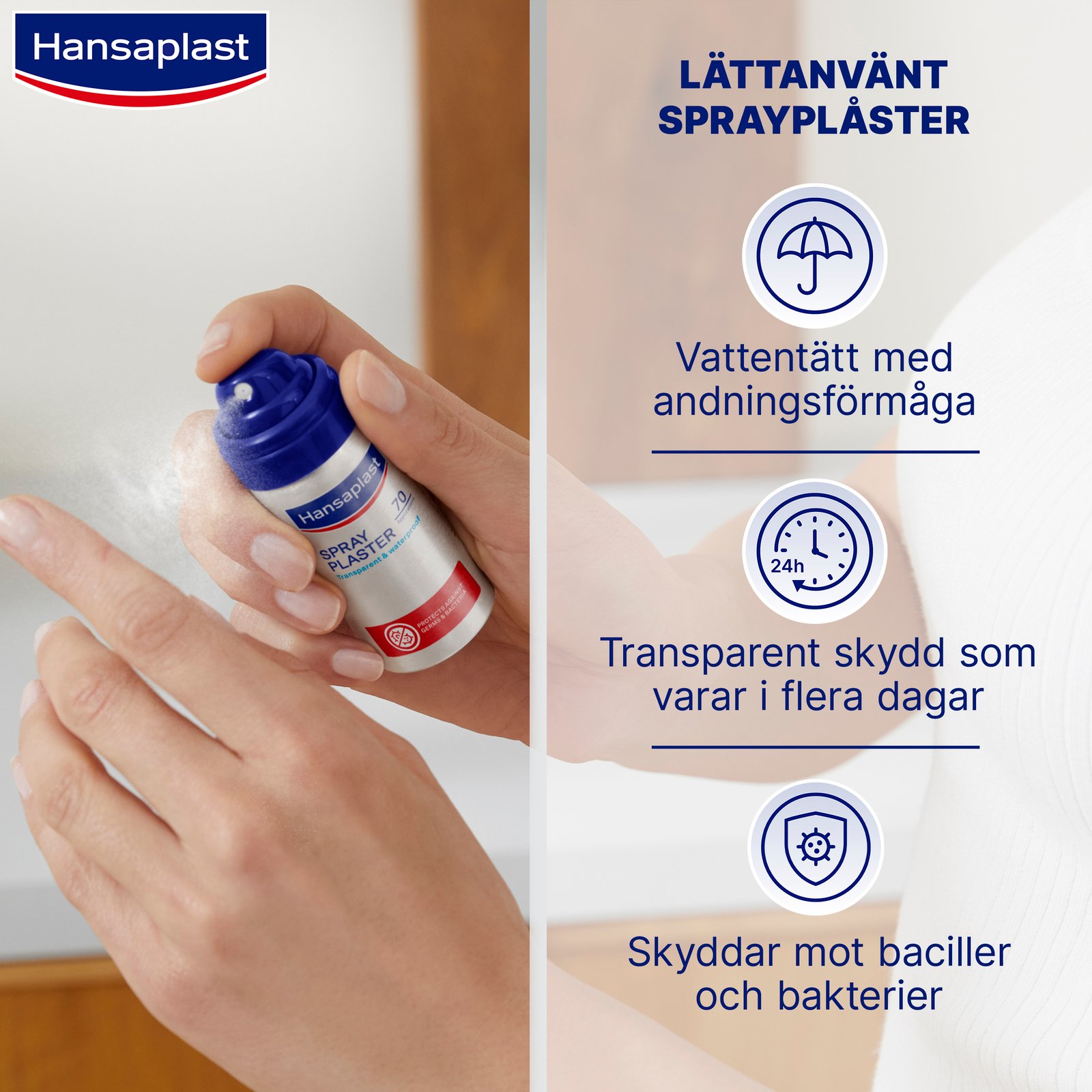 Hansaplast Sprayplåster 50 doser