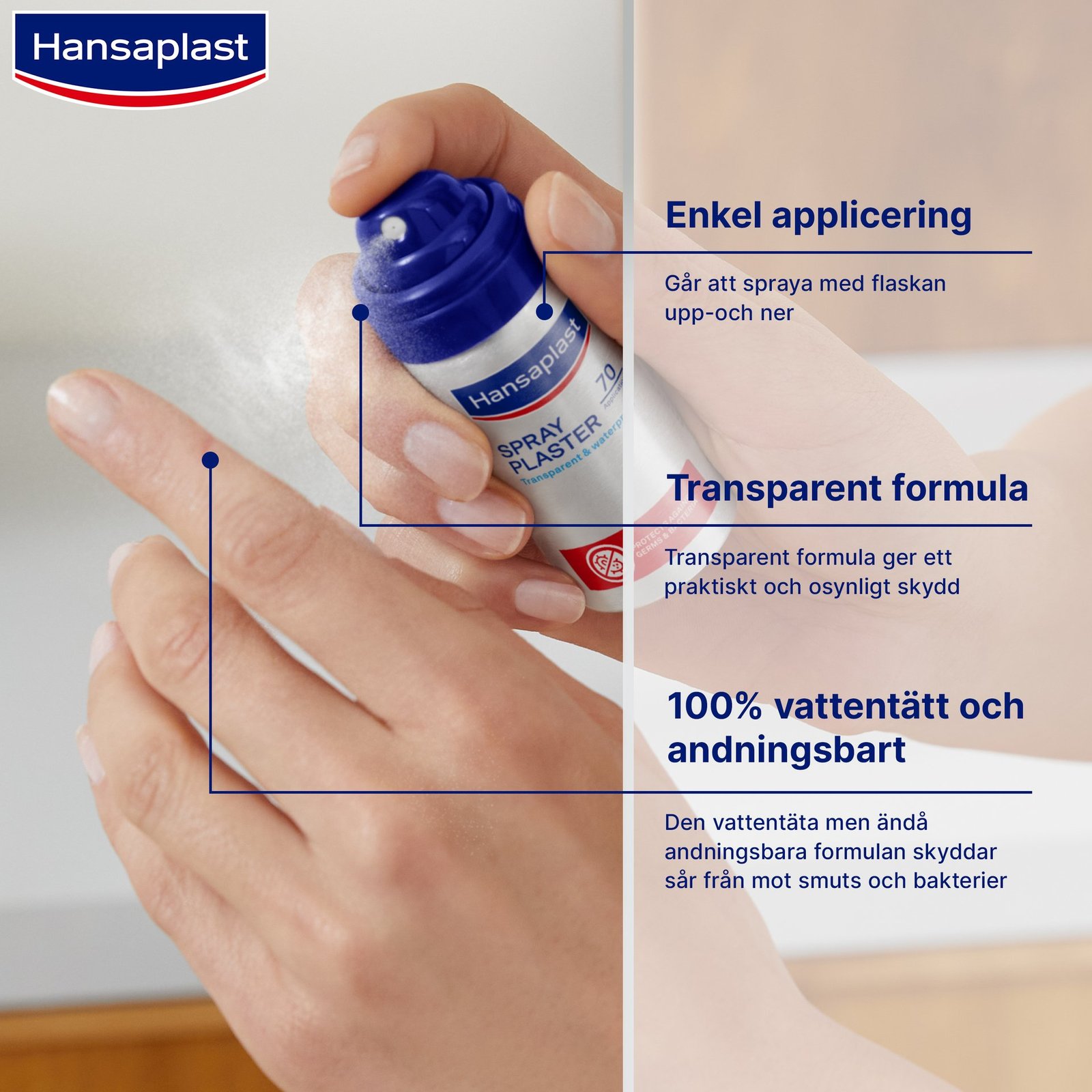 Hansaplast Sprayplåster 50 doser