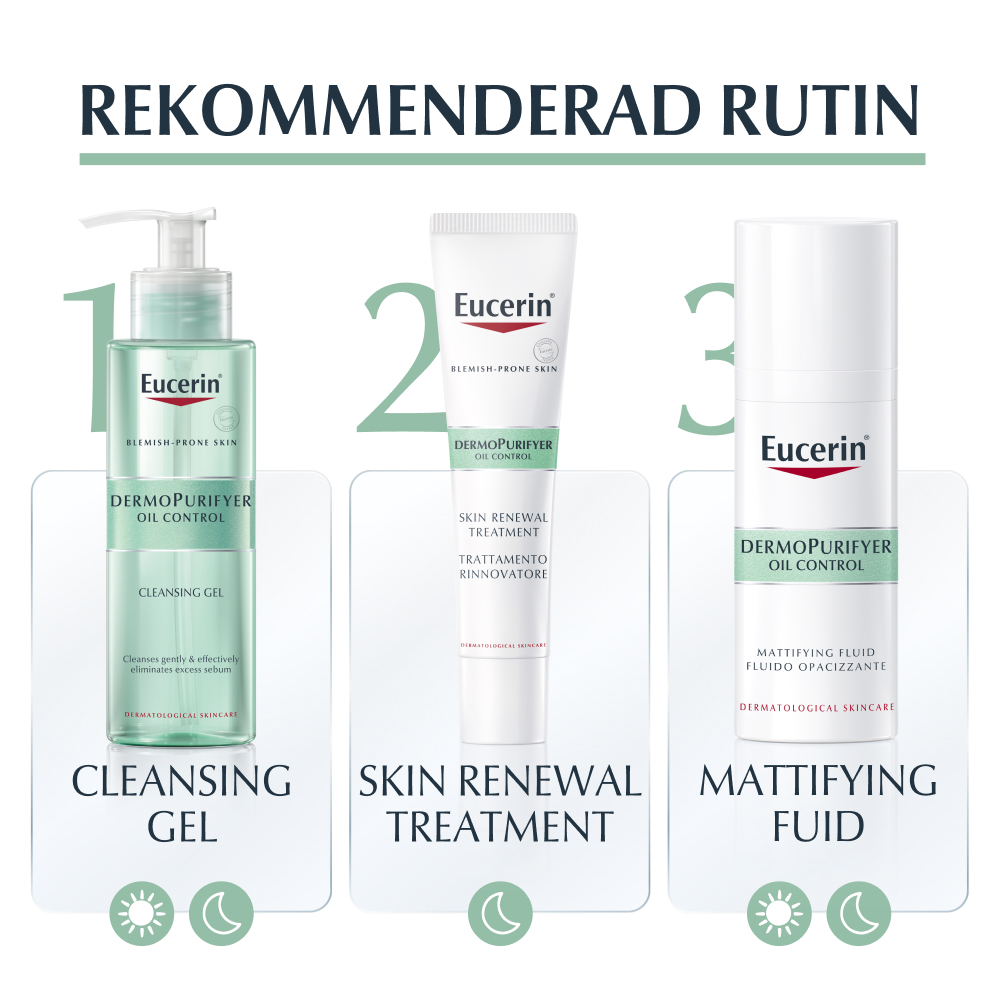Eucerin DermoPurifyer Oil Control Skin Renewal Treatment 40 ml