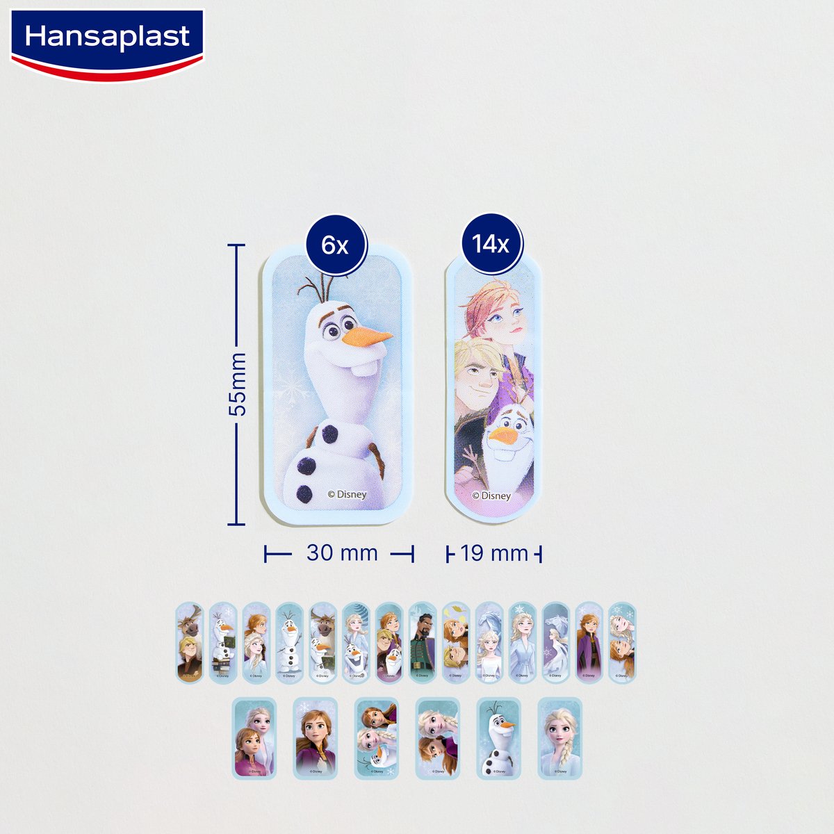 Hansaplast Frozen Plåster 20 st