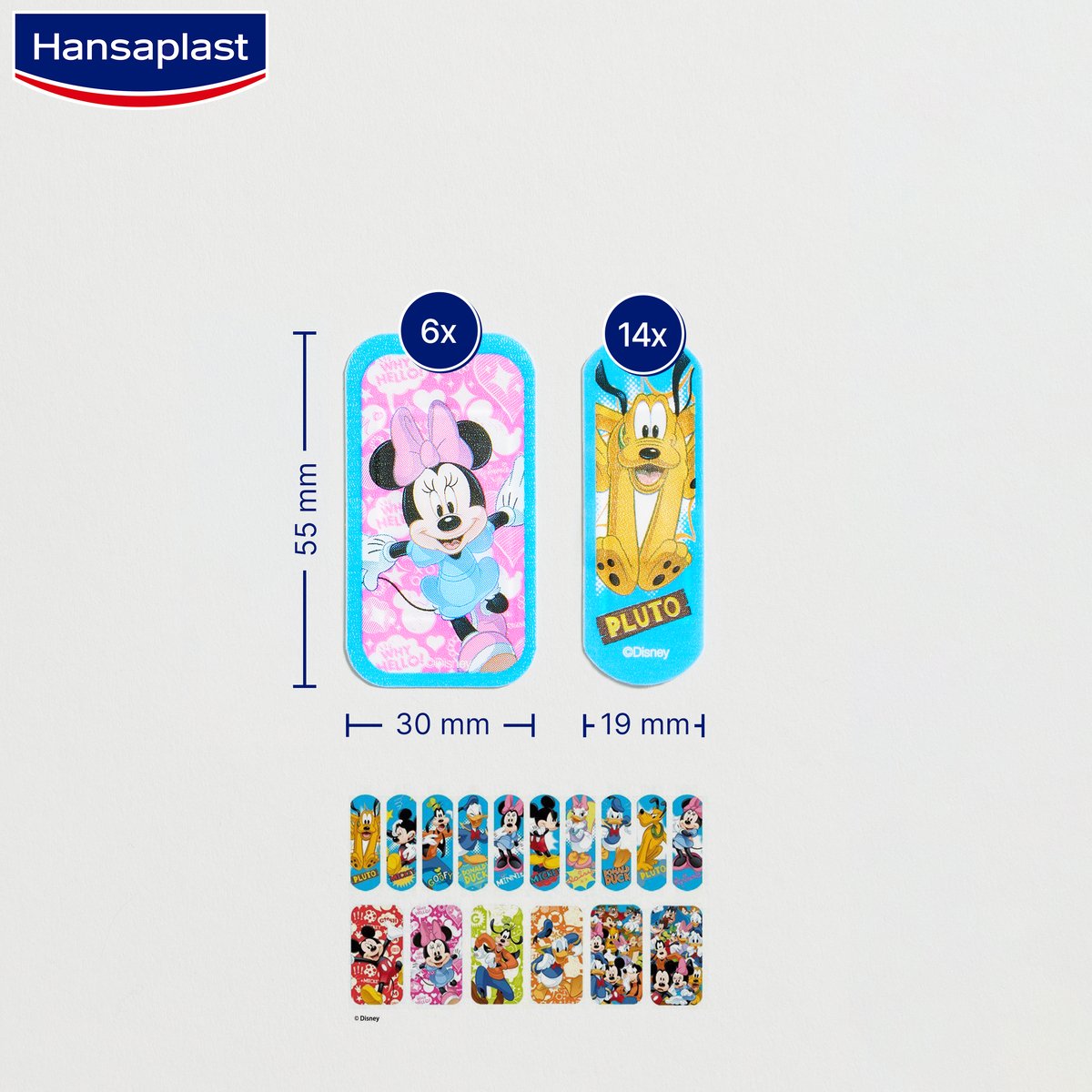 Hansaplast Disney Kids Mickey Plåster 20 st