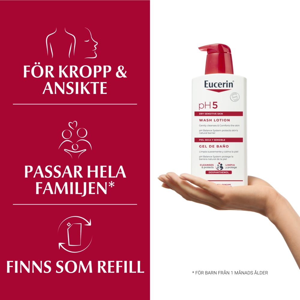 Eucerin pH5 Washlotion Parfymerad 400 ml