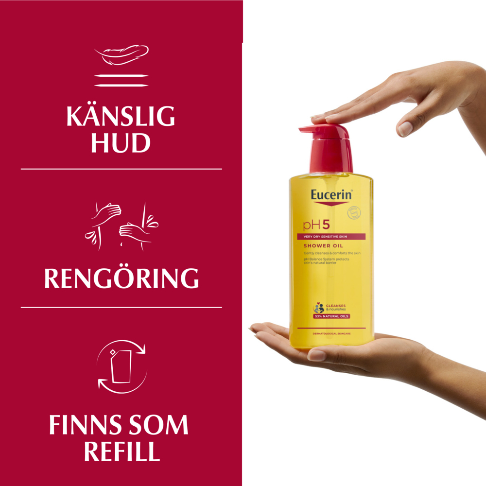 pH5 Shower Oil Parfymerad 400 ml