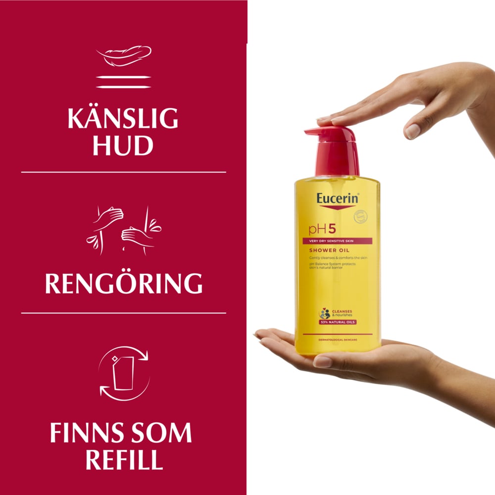 pH5 Shower Oil Parfymerad 400 ml