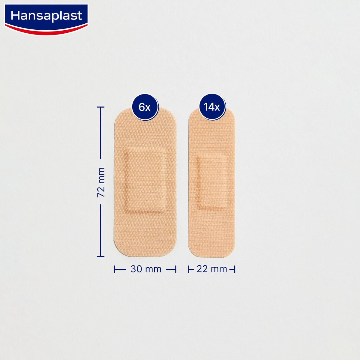 Hansaplast Elastic Extra Flexibelt Plåster 20 st