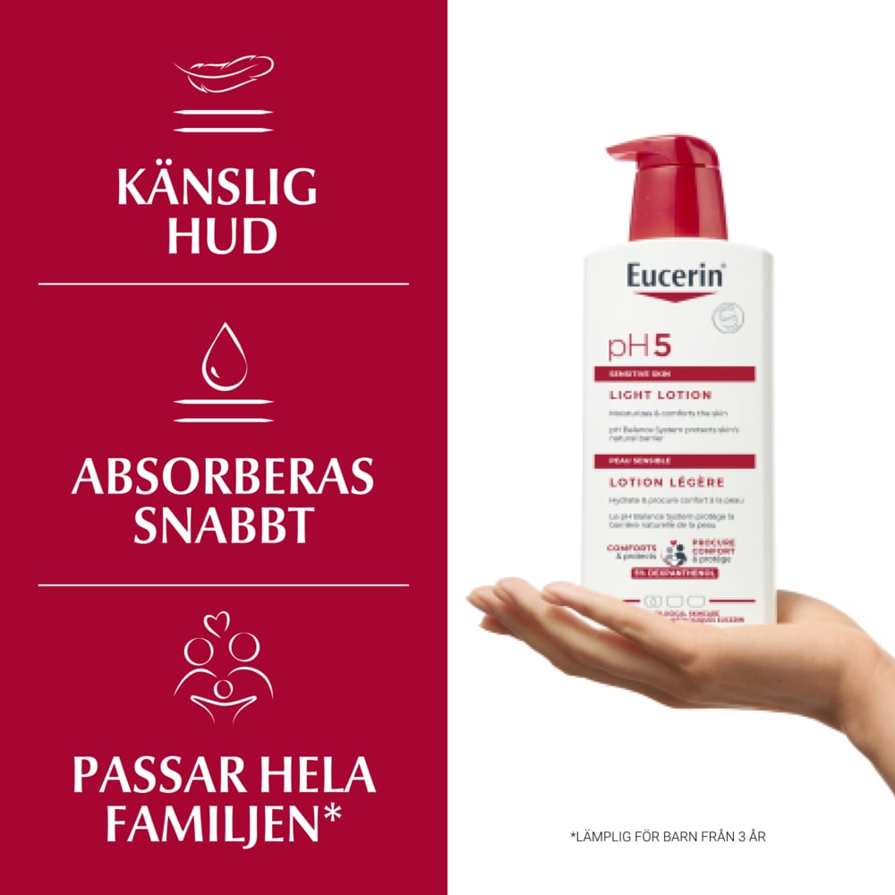 Eucerin pH5 Light Lotion Parfymerad 400 ml