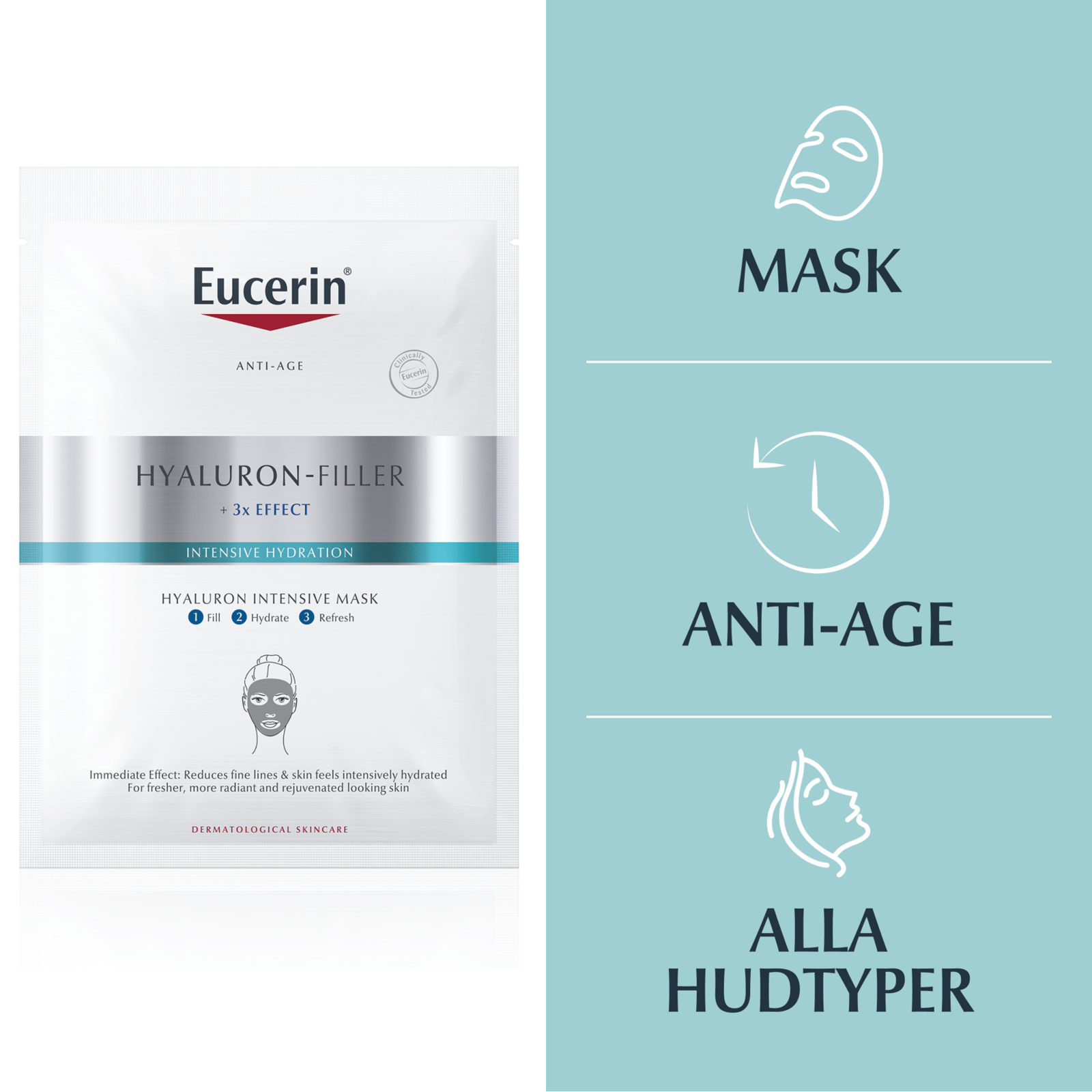 Eucerin Hyaluron-Filler + 3x Effect Intense Hydra Mask 1 st