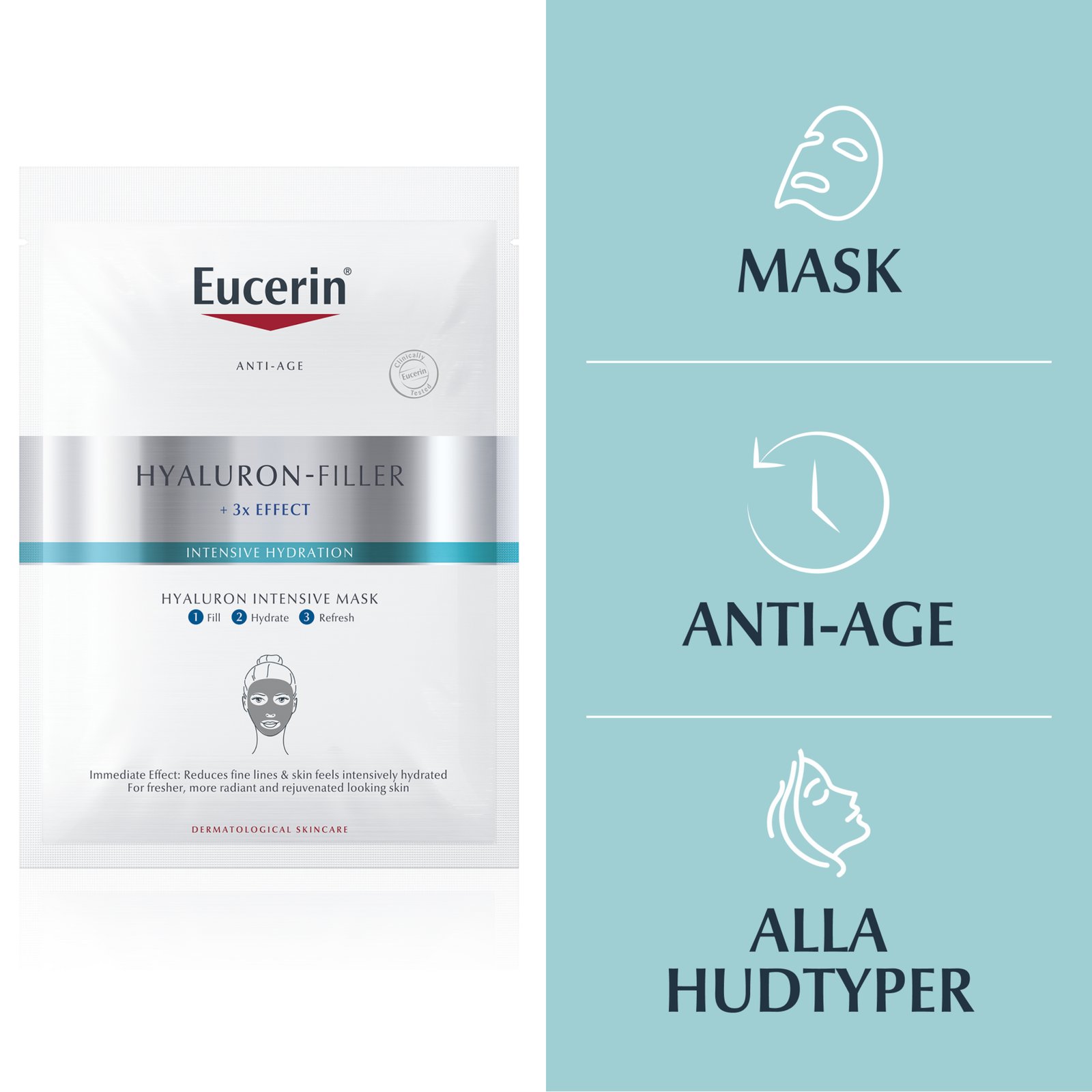 Eucerin Hyaluron-Filler + 3x Effect Intense Hydra Mask 1 st