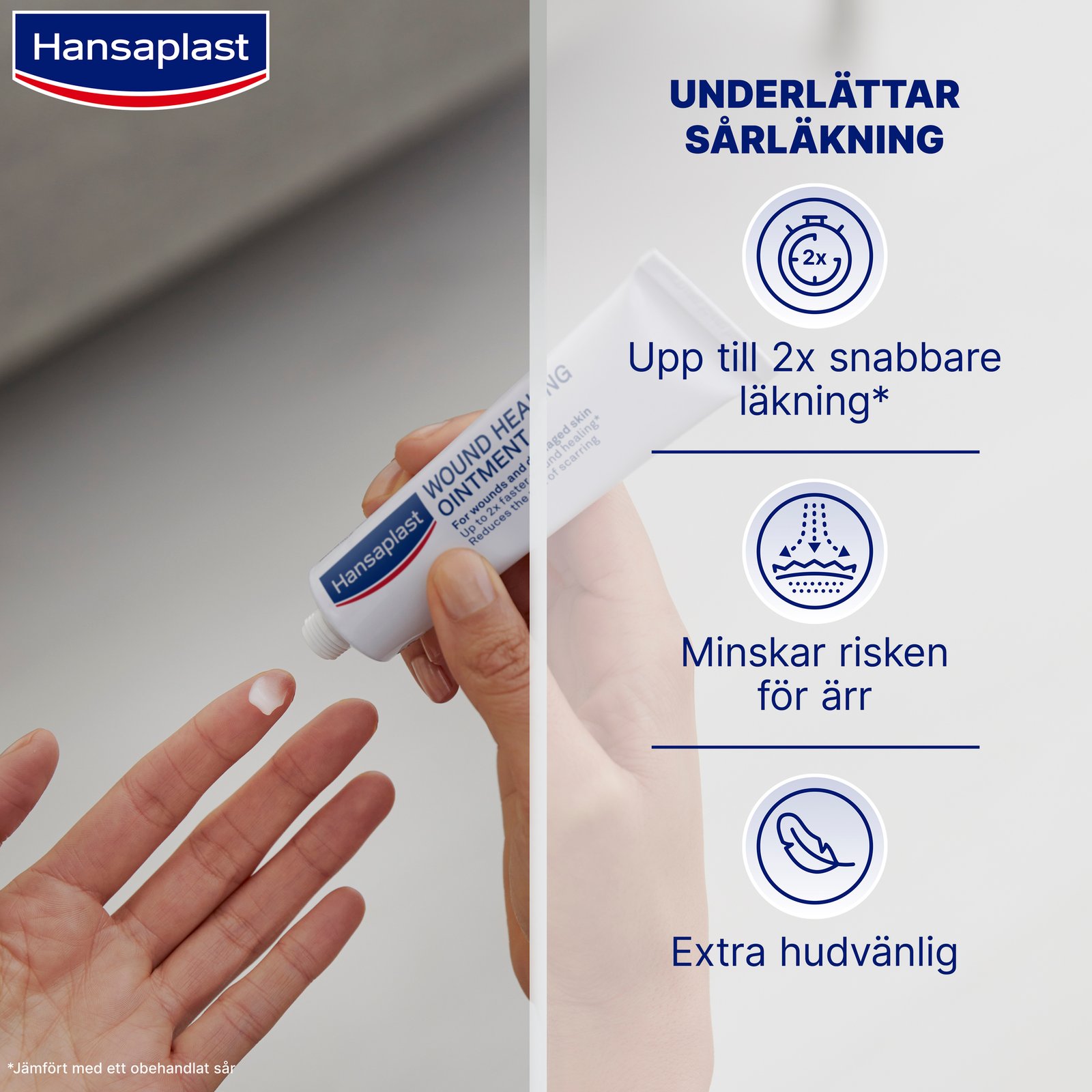 Hansaplast Wound Healing Ointment Salva 20 g