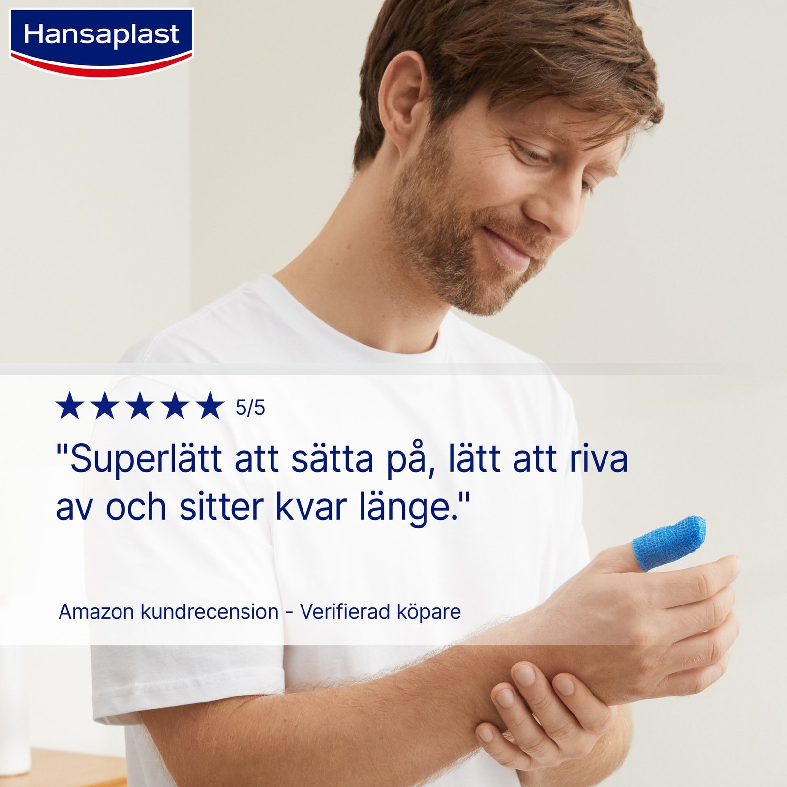 Hansaplast Självhäftande fingerplåster 5m x 2,5cm