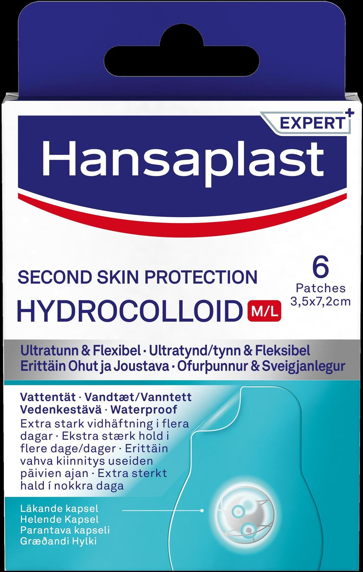 Hansaplast Hydrocolloid M/L 6 st