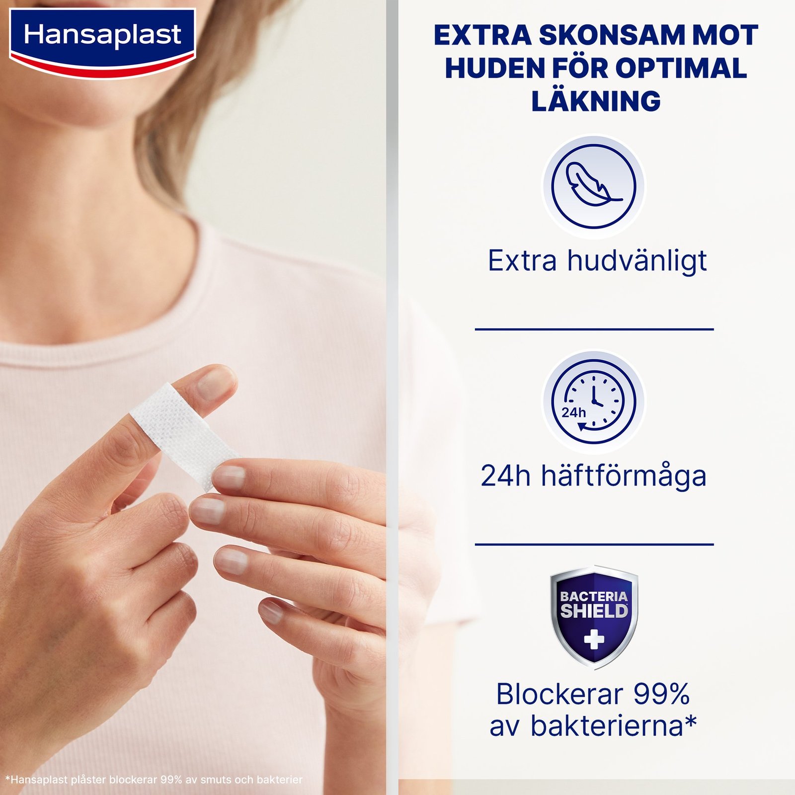 Hansaplast Sensitive Plåster 1 m x 6 cm