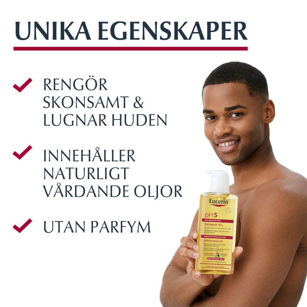 Eucerin pH5 Shower Oil Oparfymerad 400 ml