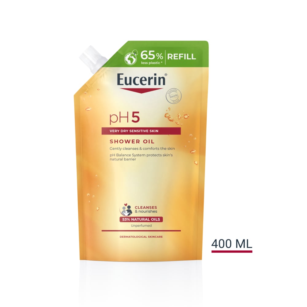 Eucerin pH5 Shower Oil Refill Oparfymerad 400 ml