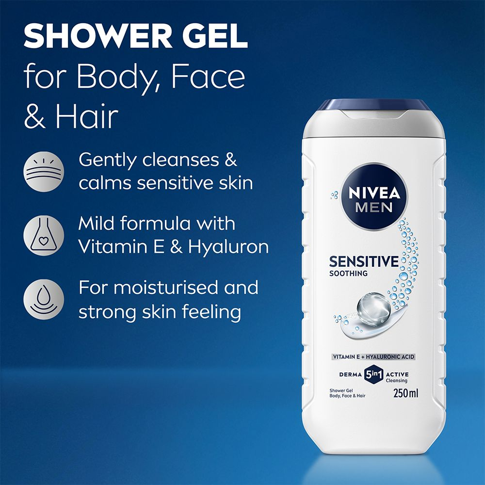 NIVEA MEN Shower Sensitive 250 ml