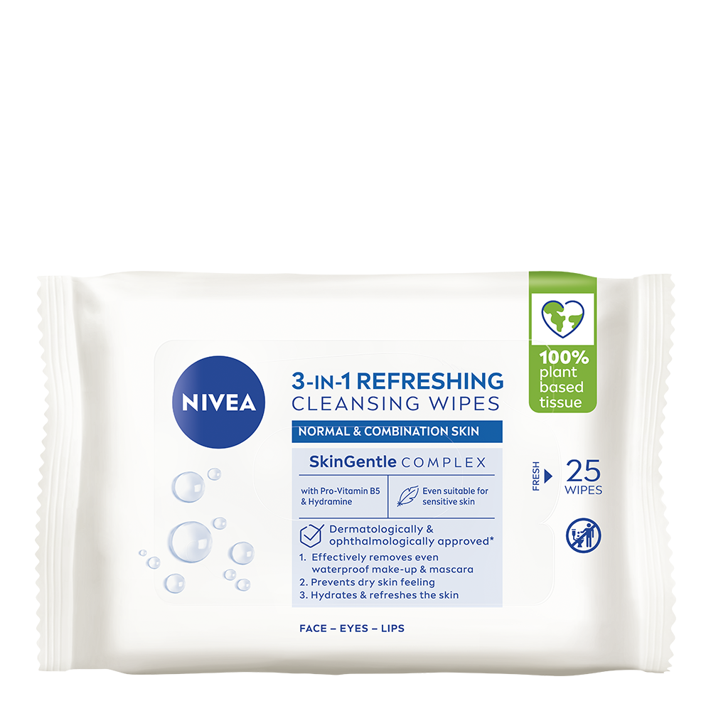 NIVEA Ansiktsservetter Refreshing Cleansing Wipes 25 st