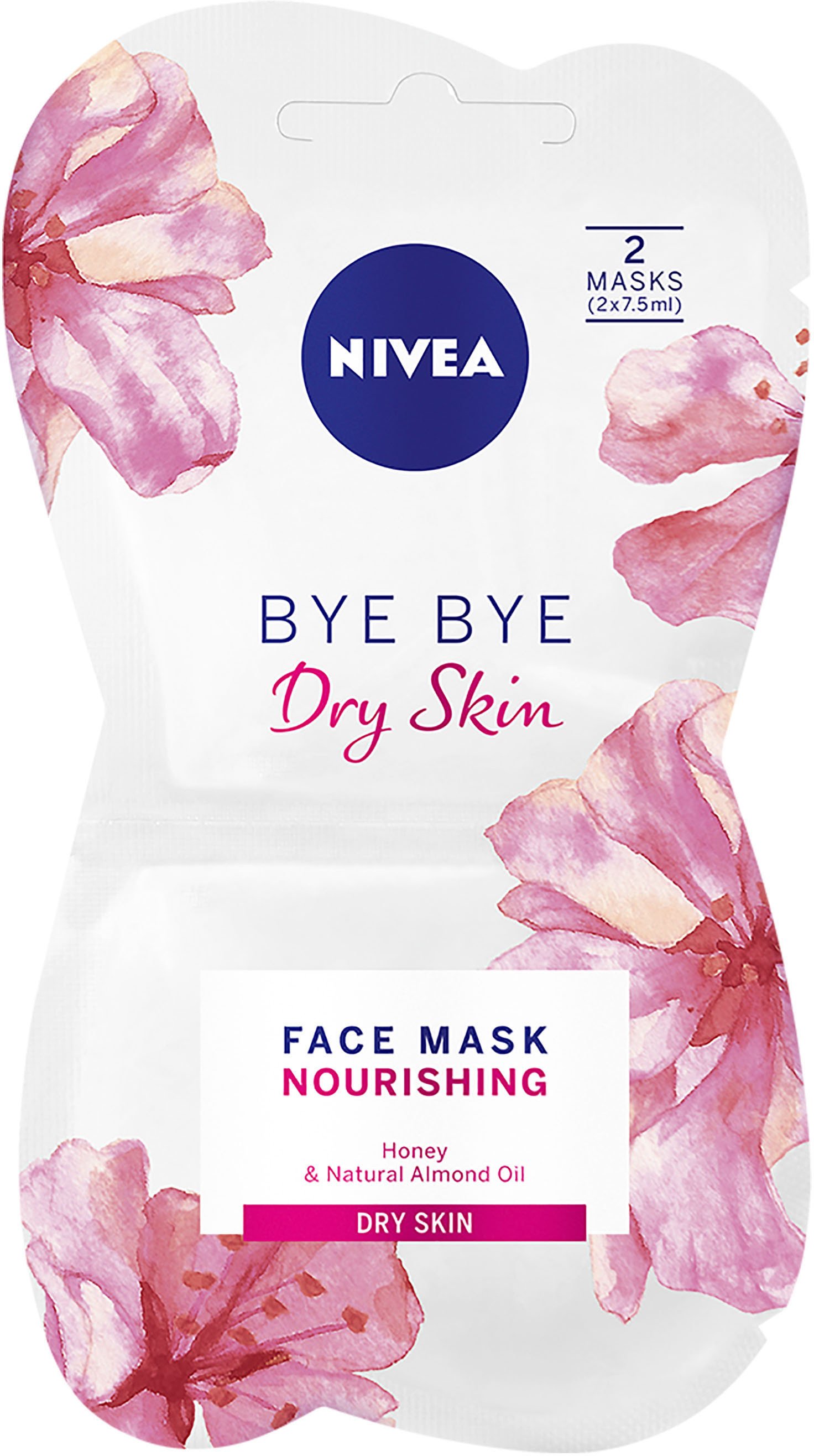 NIVEA Ansiktsmask Byebye Dry Skin Nourishing Face Mask 1 st