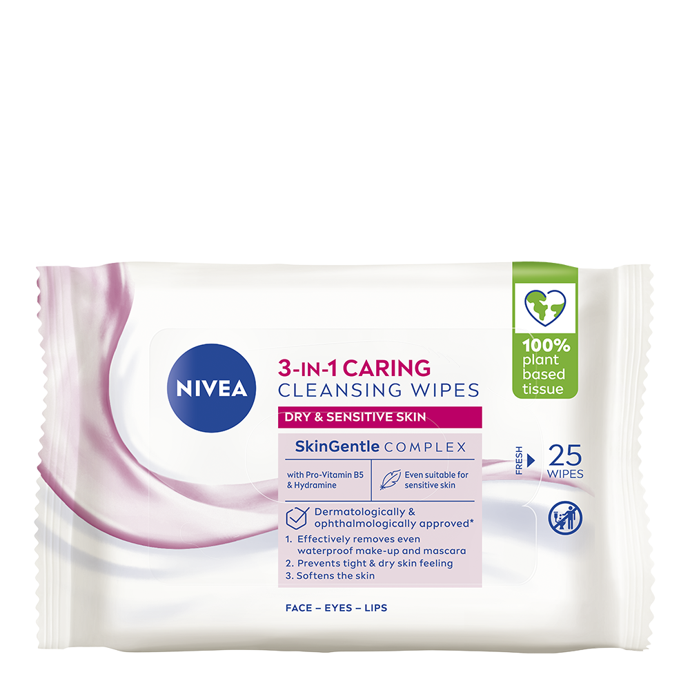 NIVEA Ansiktsservetter Gentle Cleansing Wipes 25 st