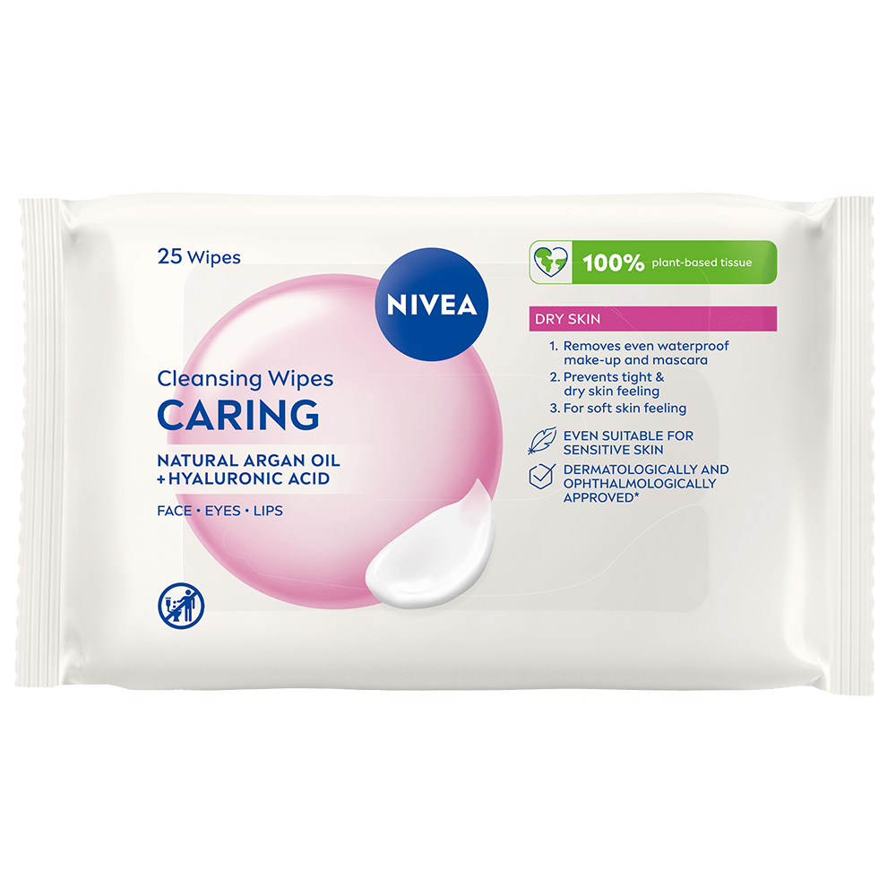 NIVEA Ansiktsservetter Gentle Cleansing Wipes 25 st