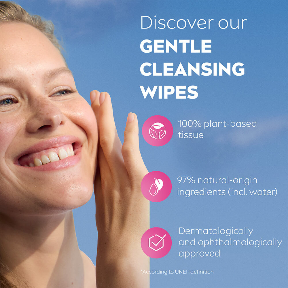 NIVEA Ansiktsservetter Gentle Cleansing Wipes 25 st