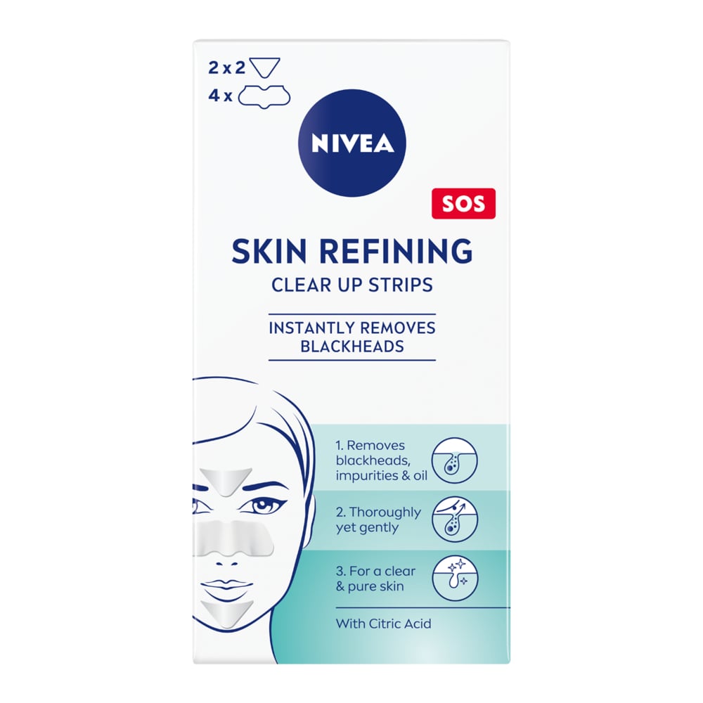 NIVEA Porplåster Skin Refining Clear-up Strips 6 st
