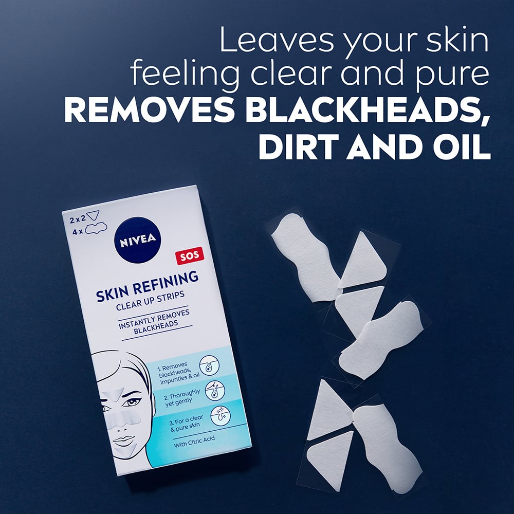 NIVEA Porplåster Skin Refining Clear-up Strips 6 st