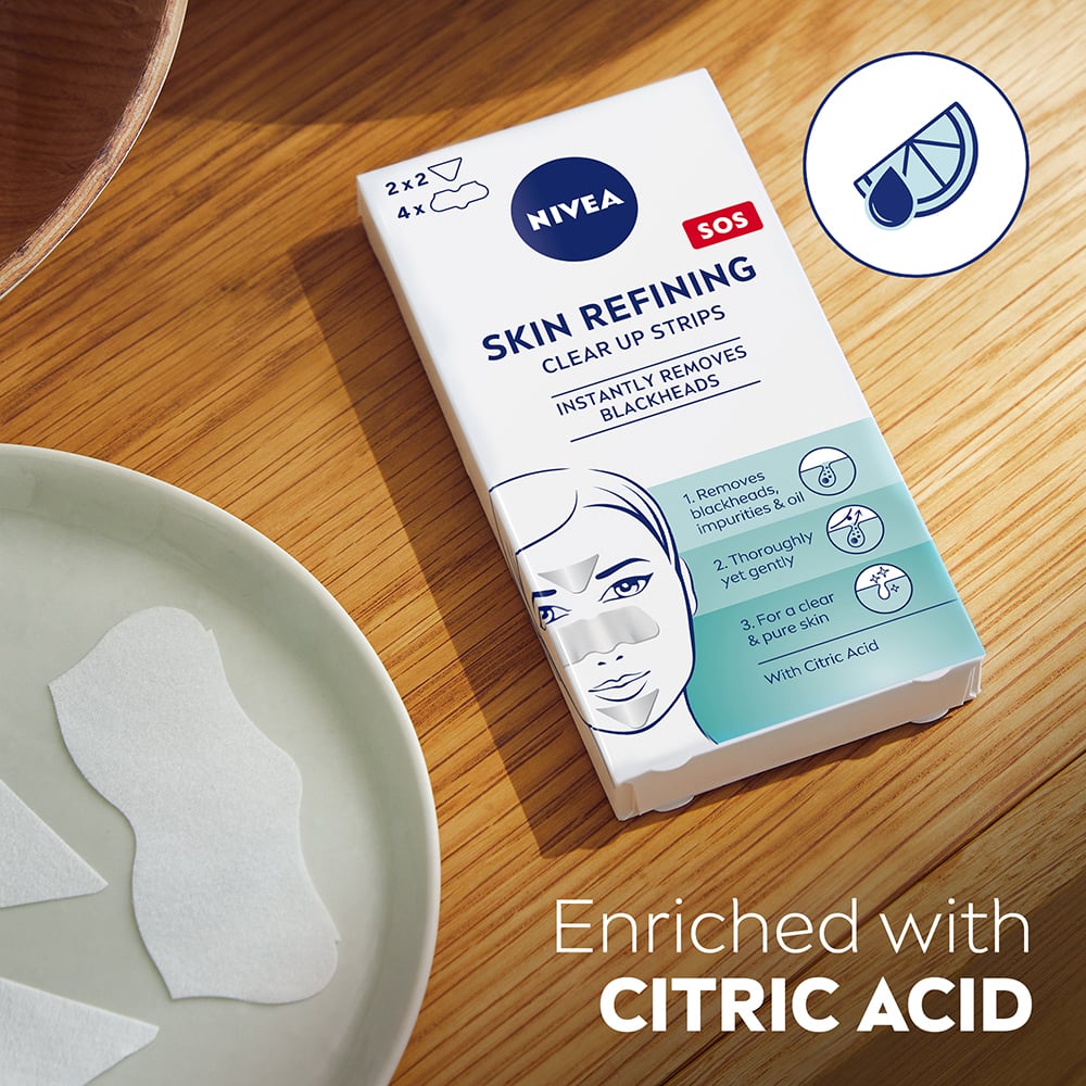 NIVEA Porplåster Skin Refining Clear-up Strips 6 st