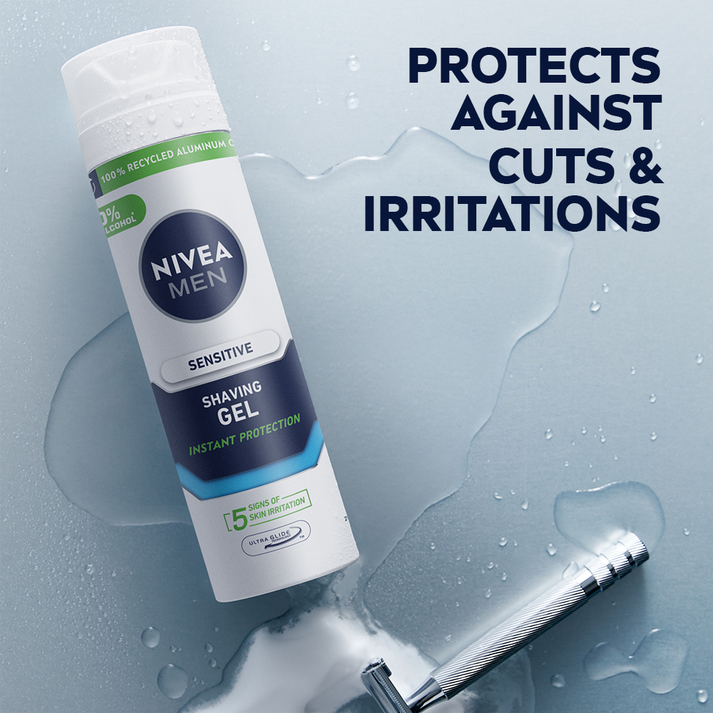 NIVEA MEN Rakgel Sensitive Shaving Gel 200 ml