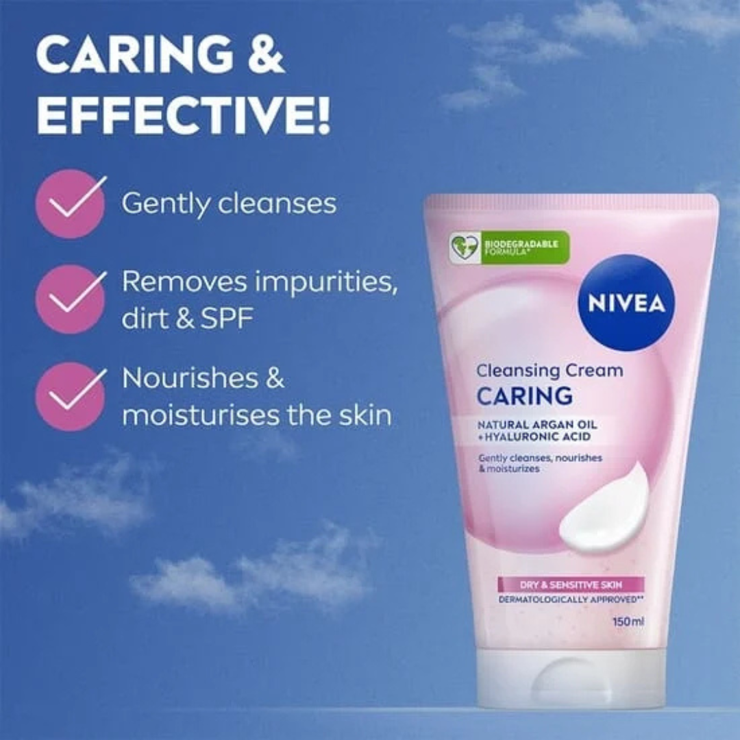 NIVEA Ansiktsrengöring Cleansing Cream Gentle 150 ml