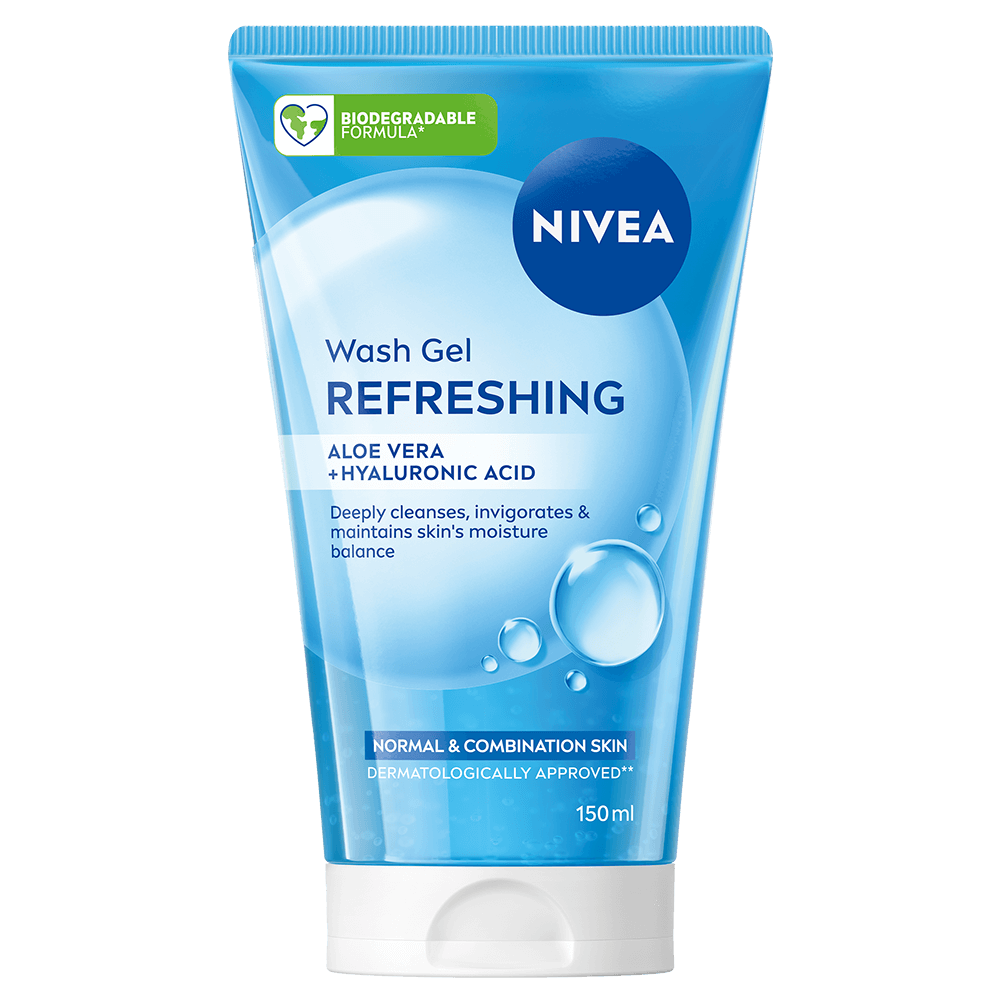 NIVEA Ansiktsrengöring Wash Gel Refreshing 150 ml