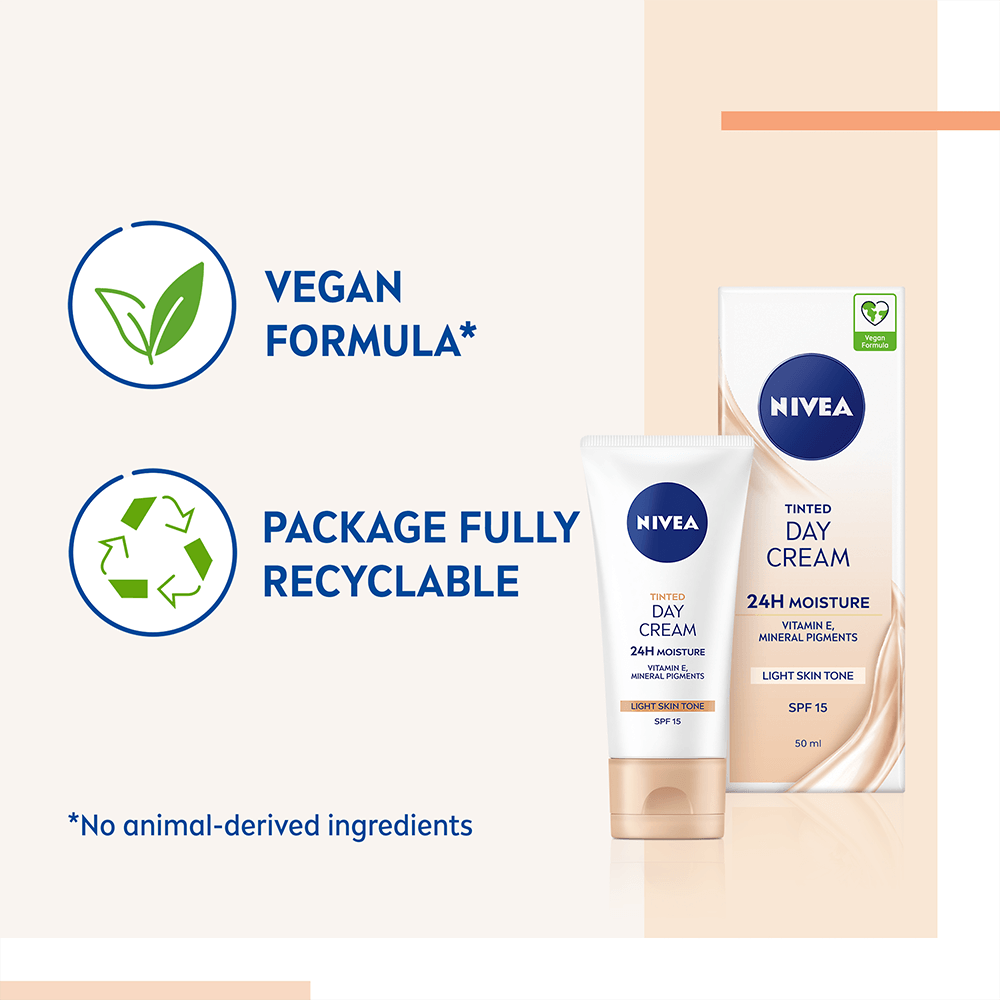 NIVEA Färgad dagkräm Tinted Day Cream Light SPF15 50 ml