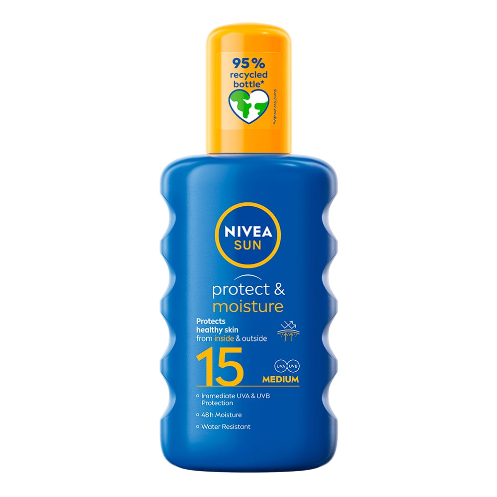 NIVEA SUN Protect & Moisture SPF15 Sun Spray 200 ml