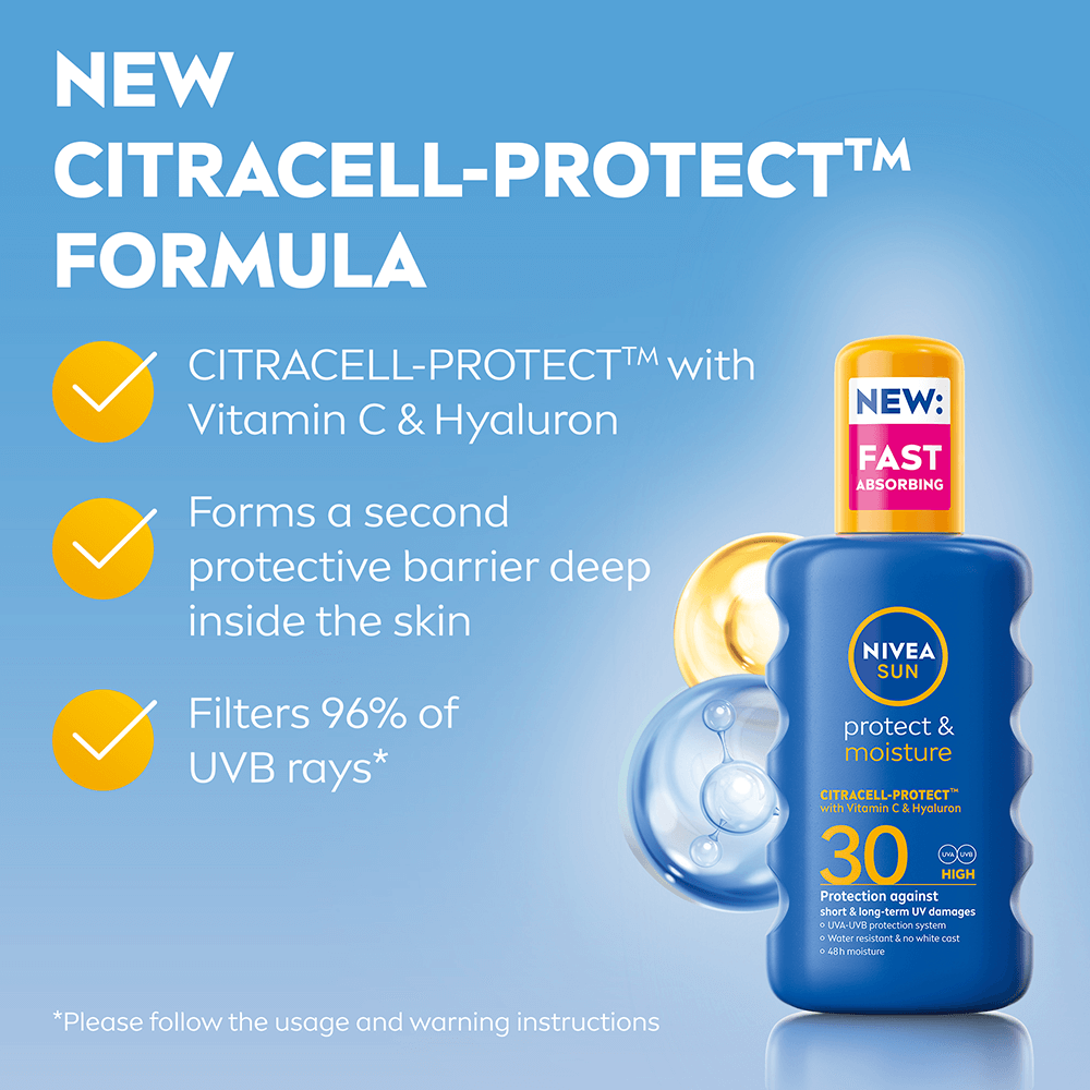 NIVEA SUN Protect & Moisture Sun Spray SPF 30