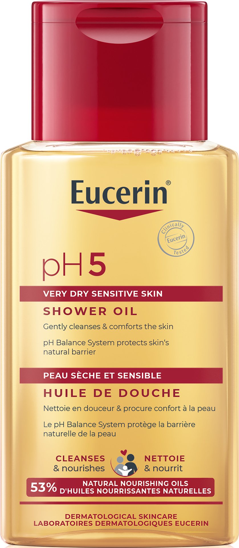 Eucerin pH5 Shower Oil Parfymerad Travel Size 100 ml