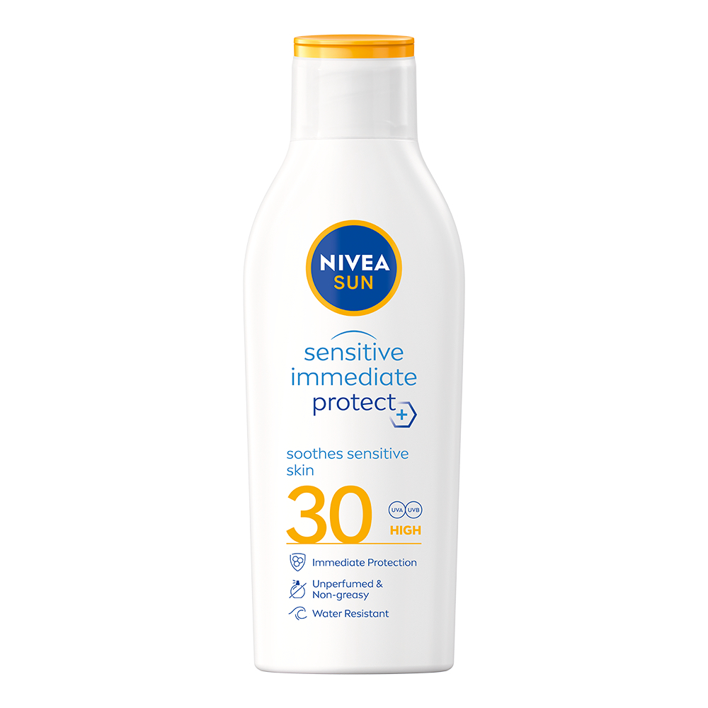 NIVEA SUN Sensitive Immediate Protect SPF30 Soothing Sun Lotion 200 ml