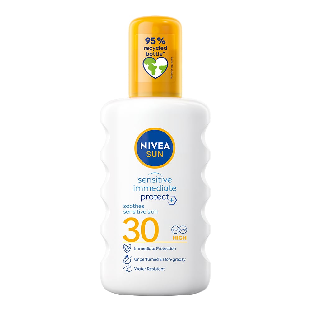 NIVEA SUN Sensitive Immediate Protect SPF30 Soothing Sun Spray 200 ml
