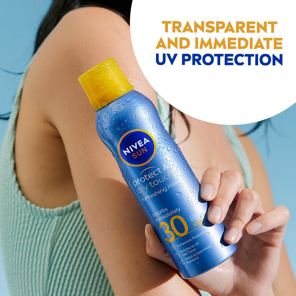 NIVEA SUN Sun Spray Protect & Refreshing Mist SPF 30 200 ml
