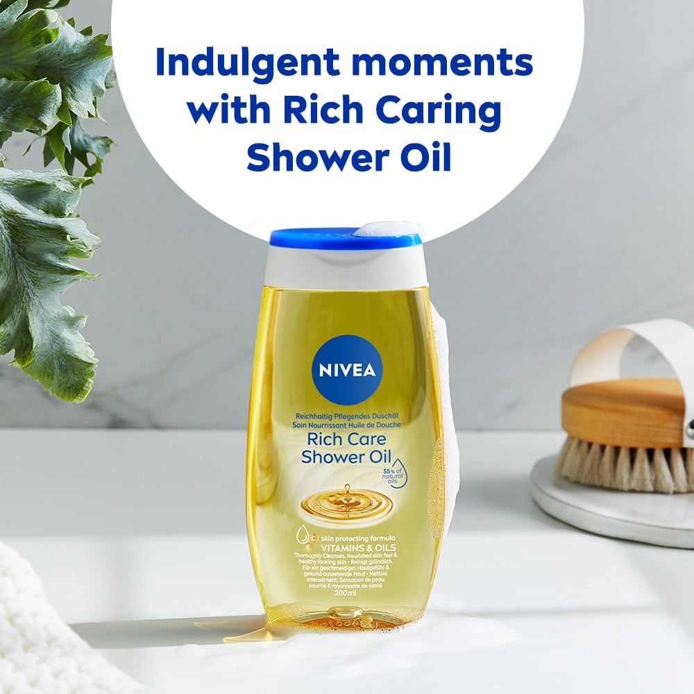 NIVEA Duscholja Rich Caring Shower Oil 200 ml