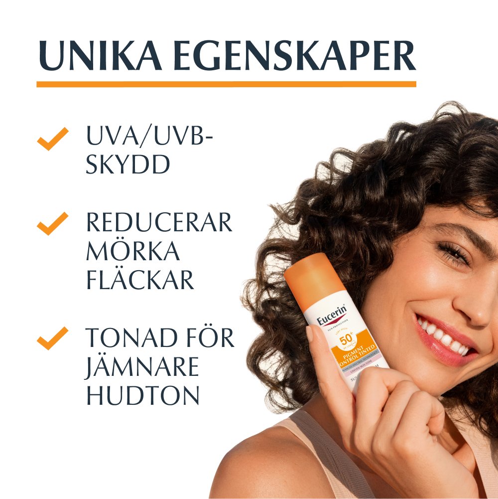 Eucerin Sun Pigment Control Tinted Sun-Gel-Cream SPF50+ Medium 50 ml