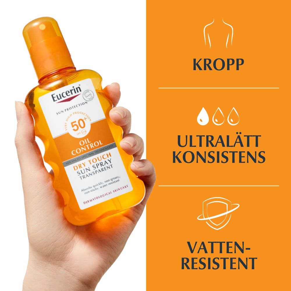 Eucerin Oil Control Sun Spray SPF50+Transparent 200 ml