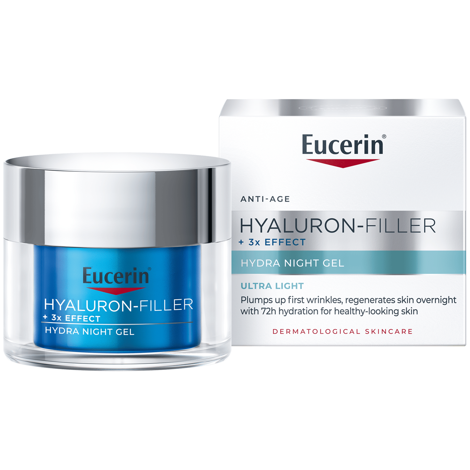 Eucerin Hyaluron-Filler + 3x Effect Hydra Night Gel 50 ml
