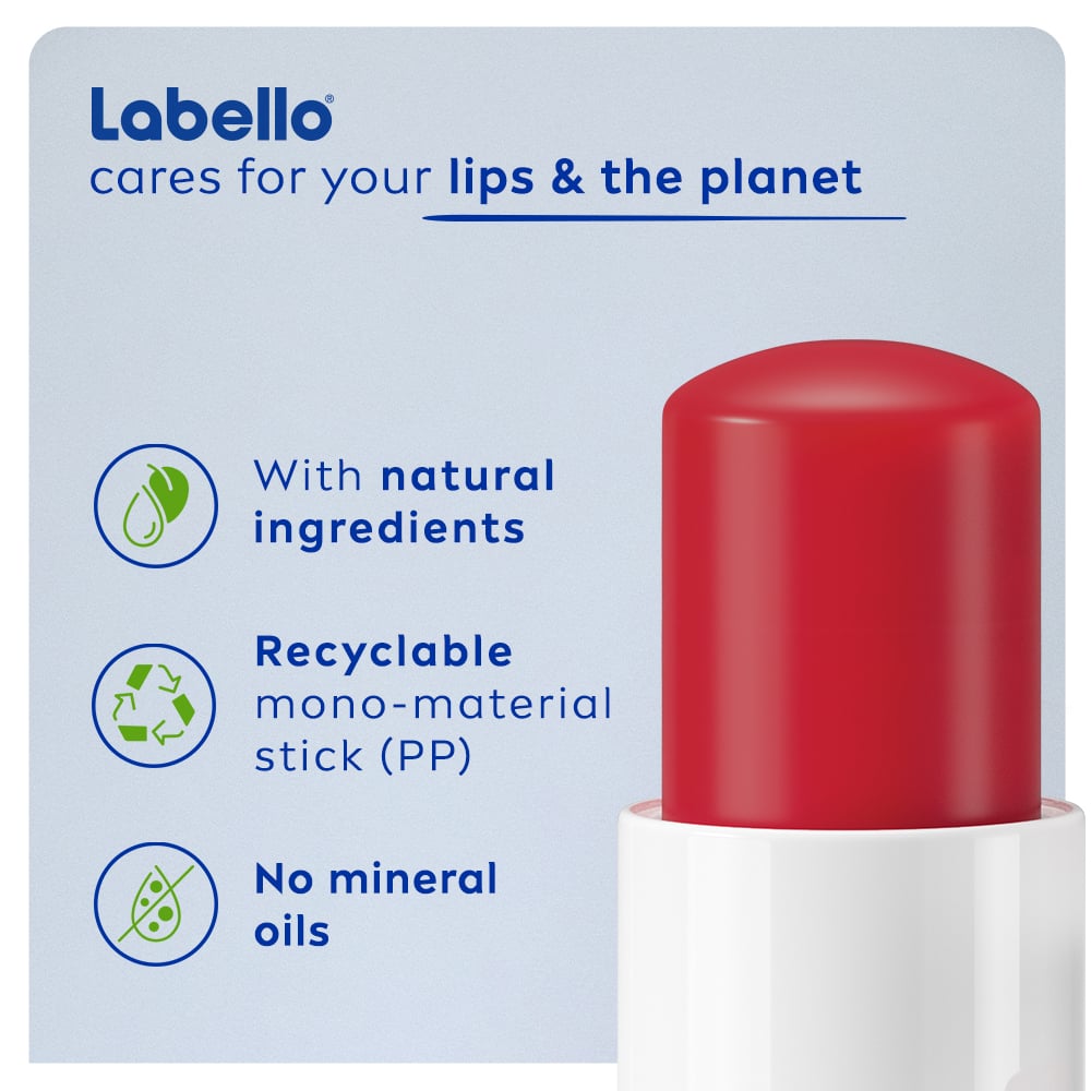 Labello Läppbalsam Strawberry Shine Lip Balm 4,8 g