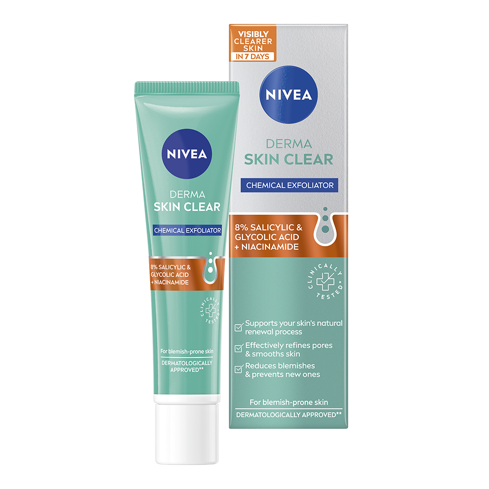 NIVEA Peeling Ansikte Derma Skin Clear Night Exfoliator 40 ml