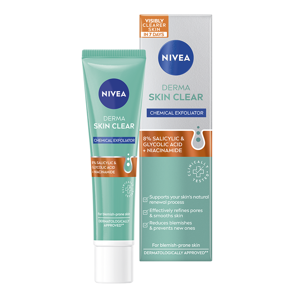 NIVEA Peeling Ansikte Derma Skin Clear Night Exfoliator 40 ml