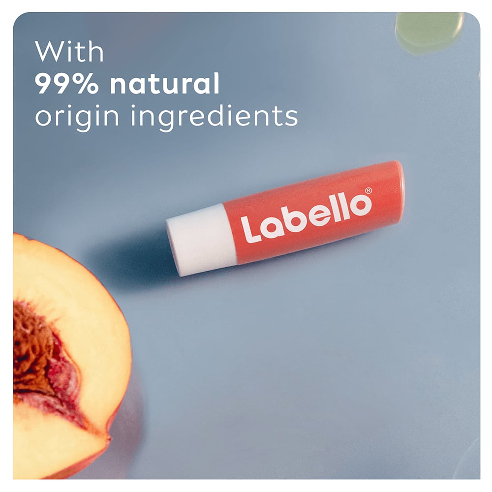 Labello Läppbalsam Peach Shine Lip Balm 4,8 g